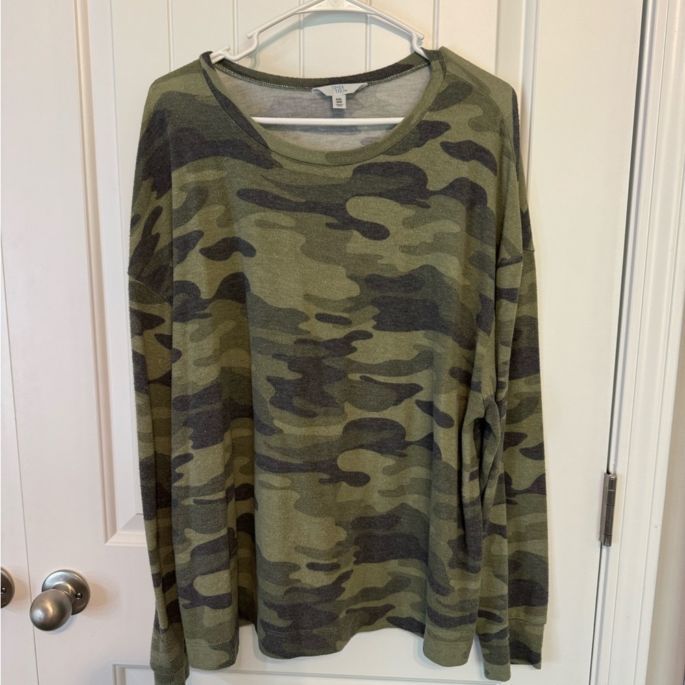 Plus size long sleeve shirt